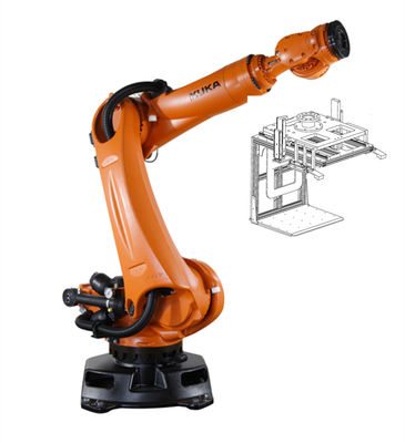 KR 210 R2700 Прайм Кука Роботная рука Интеллектуальная позиция установки на полу